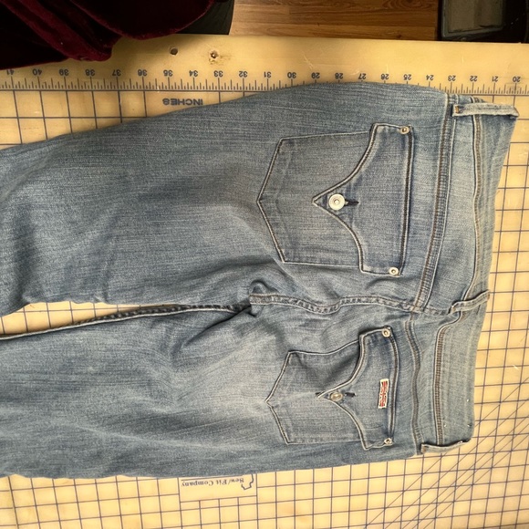 HUDSON Collin Ankle Skinny Flap Pocket Distressed Jeans 30 - Picture 6 of 6